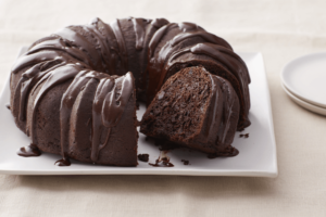 Chocolate Glazed Chocolate Cake | Recipes | Betty Crocker