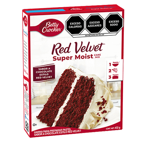 Betty Crocker Super Moist Red Velvet Cake Mix 432 Gr 
