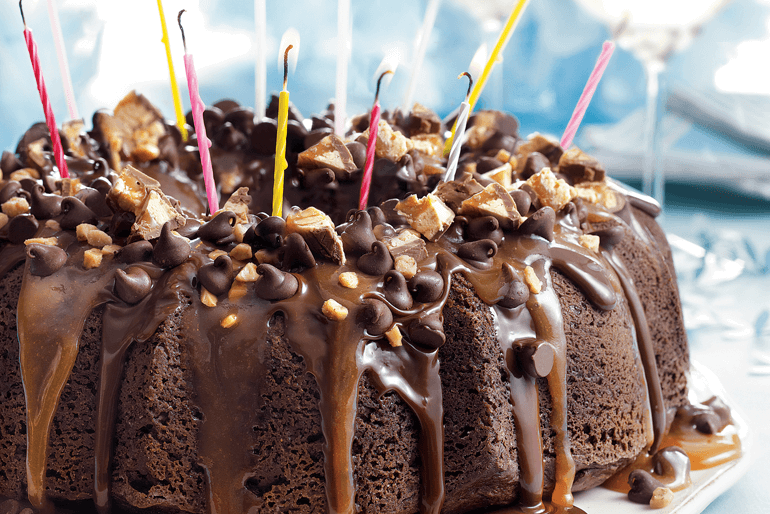 Receta de tarta de cumpleaños de chocolate para niños